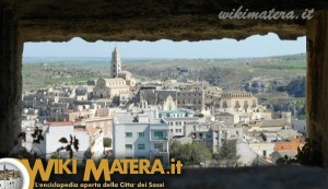 Cattedrale dall'interno del Castello Tramontano - Matera