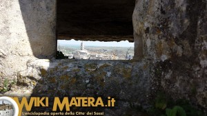 Cattedrale dall'interno del Castello Tramontano - Matera