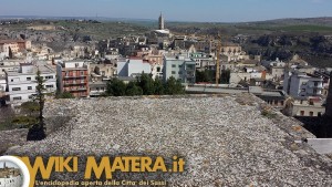 Cattedrale dall'interno del Castello Tramontano - Matera