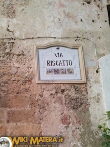 Via Riscatto accanto alla Cattedrale, luogo dove fu ucciso il Conte Tramontano - Matera