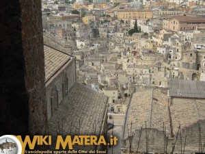 Panorama dal campanile della Cattedrale di Matera - Sasso Barisano