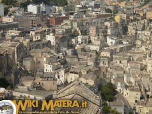 Panorama dal campanile della Cattedrale di Matera - Sasso Barisano