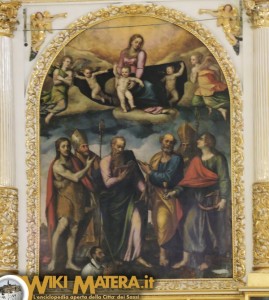 Tela Altare maggiore - Cattedrale di Matera