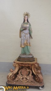 Statua Madonna delle Virtù - Chiesa di Madonna delle Virtù Nuova - Sasso Barisano - Matera  