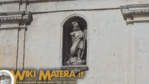 Statua di San Michele Arcangelo - Chiesa di Madonna delle Virtù Nuova - Sasso Barisano - Matera  