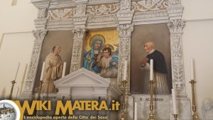Altare maggiore - Chiesa di Madonna delle Virtù Nuova - Sasso Barisano - Matera  