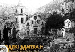 Foto antica della Chiesa di San Pietro Caveoso 