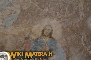 Affresco su altare maggiore Chiesa di San Salvatore - Timmari (Matera)
