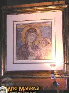 Quadro Madonna con Bambino - Chiesa di Santa Lucia e Sant'Agata alla Fontana  Matera   