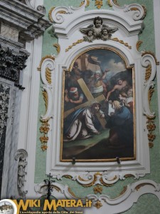 Gesù che cade sotto la croce - Chiesa del Purgatorio Matera   
