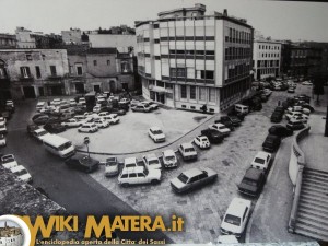 Piazza San Francesco d'Assisi - anni '70 - Matera