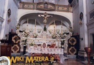 Altare maggiore Chiesa di Sant'Agostino Matera   