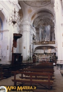 Navata centrale Chiesa di Sant'Agostino Matera 