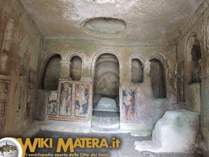 Presbiterio chiesa rupestre di Santa Barbara