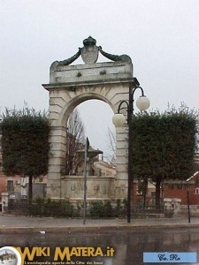 Fontana Ferdinandea nella villa comunale - Matera 