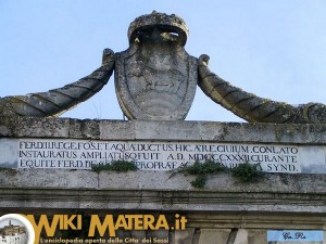 Fontana Ferdinandea nella villa comunale - Matera 