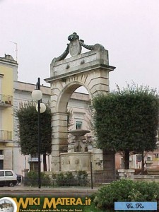 Fontana Ferdinandea nella villa comunale - Matera 