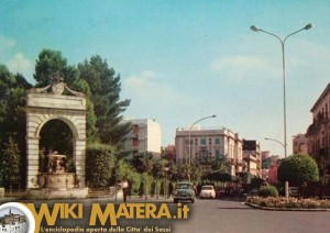 Fontana Ferdinandea nella villa comunale - Matera 