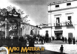 Fontana Ferdinandea in piazza Vittorio Veneto - Matera