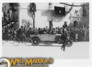 Inaugurazione Monumento ai Caduti della Prima Guerra Mondiale - Re Vittorio Emanuele III, 26 maggio 1926 - Matera   