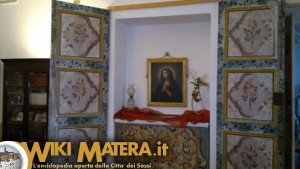 Altare interno palazzo Ferraù - Matera