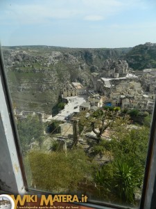 Panorama palazzo Ferraù - Matera