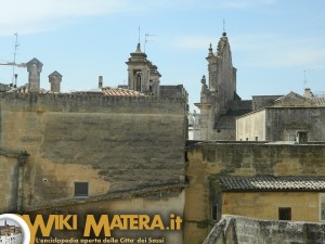 Panorama palazzo Ferraù - Matera