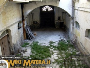 Cortile del palazzo Malvinni Malvezzi - Matera