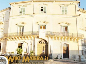 Facciata del palazzo Malvinni Malvezzi - Matera