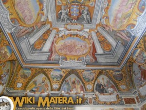 Soffitto Salone degli Stemmi - Palazzo Arcivescovile - Matera 