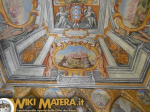 Soffitto Salone degli Stemmi - Palazzo Arcivescovile - Matera