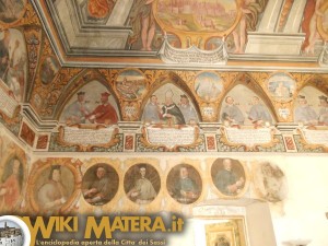 Soffitto Salone degli Stemmi - Palazzo Arcivescovile - Matera