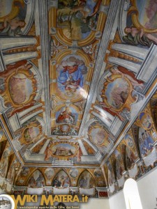 Soffitto Salone degli Stemmi - Palazzo Arcivescovile - Matera