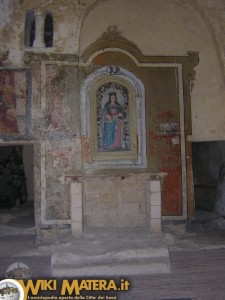 Altare nella Chiesa rupestre di Santa Lucia e Sant'Agata alle Malve