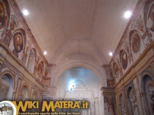 Soffitto e pareti Santuario della Palomba - Matera