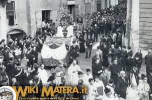 1966 Matera incoronazione dell'Annunziata di Picciano in Cattedrale - Processione Santuario di Picciano - Matera