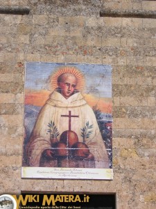 San Bernardo Tolomei - Fondatore Congregazione Benedettina Olivetana - Facciata Santuario di Picciano - Matera 