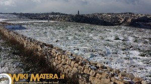 Neve a Matera - Sassi e Murgia innevati - 17/01/2016 -