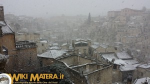 Neve a Matera - Sassi e Murgia innevati - 17/01/2016 -