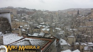 Neve a Matera - Sassi e Murgia innevati - 17/01/2016 - 