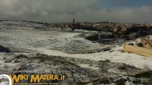 Neve a Matera - Sassi e Murgia innevati - 17/01/2016 -