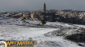 Neve a Matera - Sassi e Murgia innevati - 17/01/2016 -