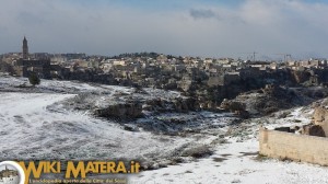 Neve a Matera - Sassi e Murgia innevati - 17/01/2016 -