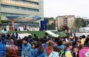 27 Aprile 1991 - Visita di Papa Giovanni Paolo II a Matera - Foto di Enzo Scasciamacchia