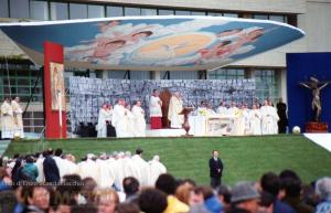 27 Aprile 1991 - Visita di Papa Giovanni Paolo II a Matera - Foto di Enzo Scasciamacchia