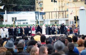 27 Aprile 1991 - Visita di Papa Giovanni Paolo II a Matera - Foto di Enzo Scasciamacchia