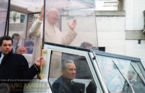 27 Aprile 1991 - Visita di Papa Giovanni Paolo II a Matera - Foto di Enzo Scasciamacchia